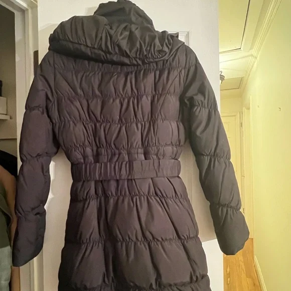 Betsy Johnson Belted Puffer Coat - Picture 2 of 3